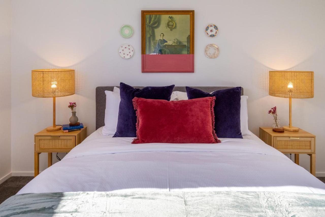 Modern Townhouse Cashel Street 2 Bed 2 Bath Apartment Christchurch Bagian luar foto