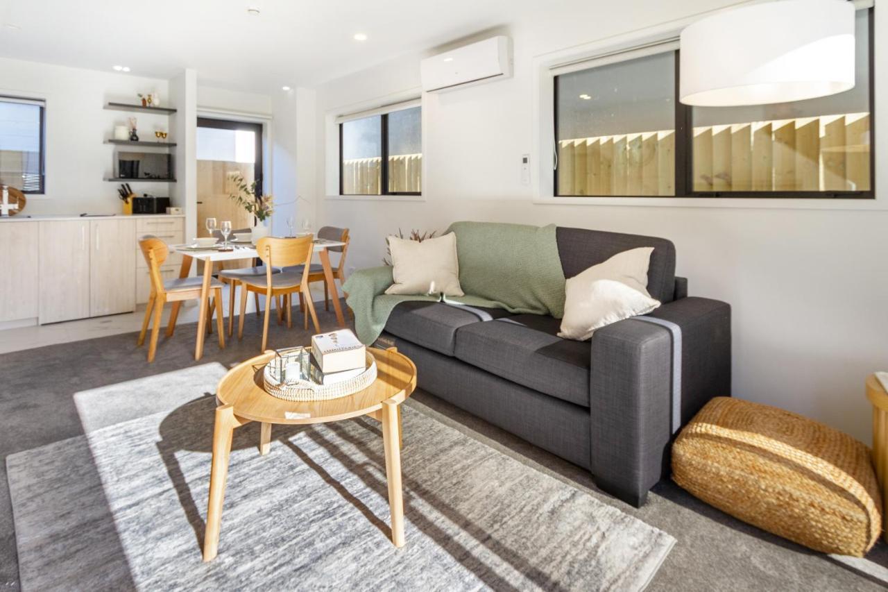 Modern Townhouse Cashel Street 2 Bed 2 Bath Apartment Christchurch Bagian luar foto