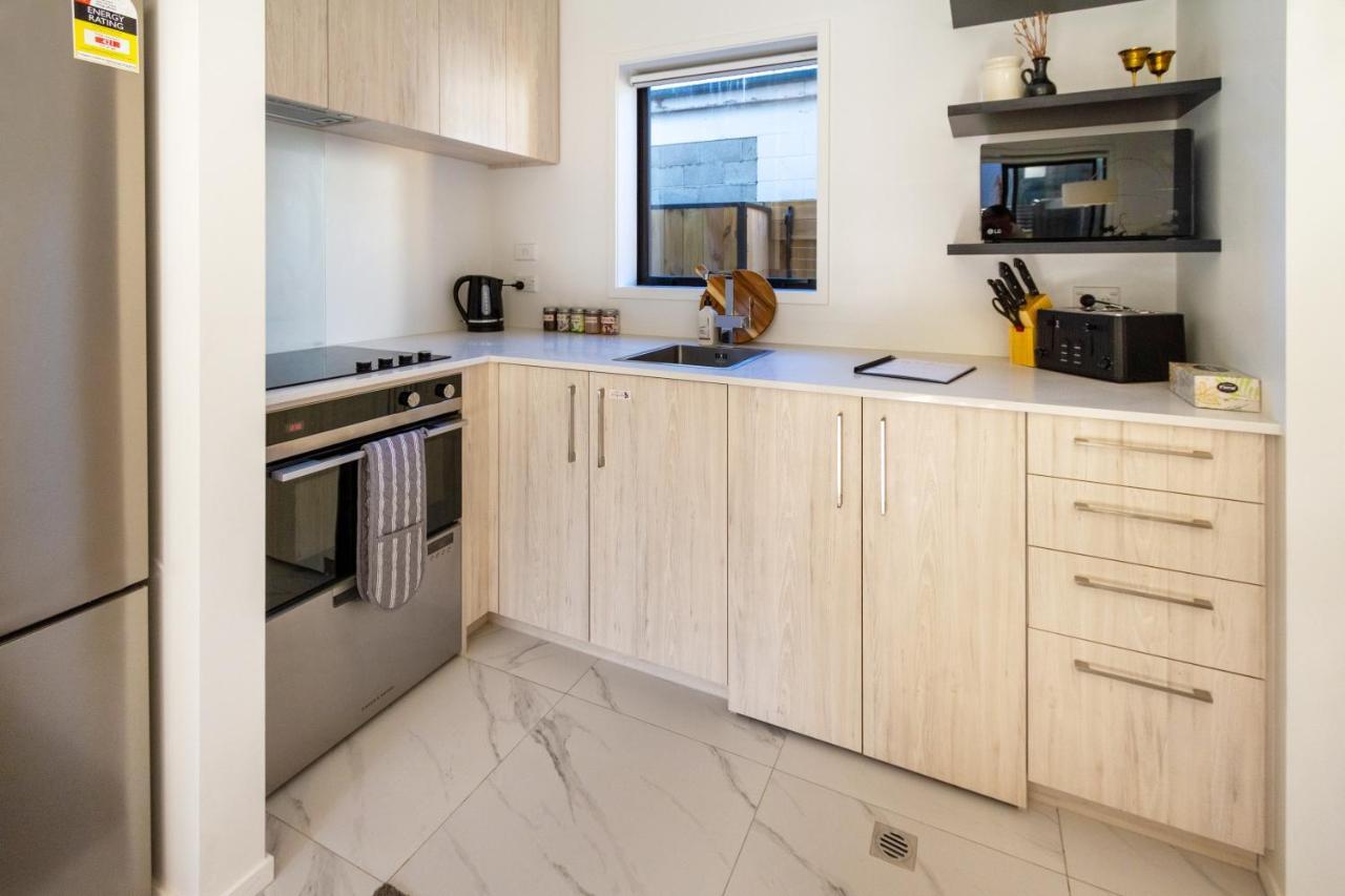 Modern Townhouse Cashel Street 2 Bed 2 Bath Apartment Christchurch Bagian luar foto